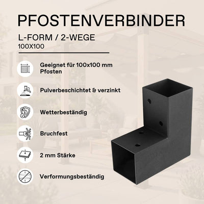 Pfostenverbinder 100x100 mm